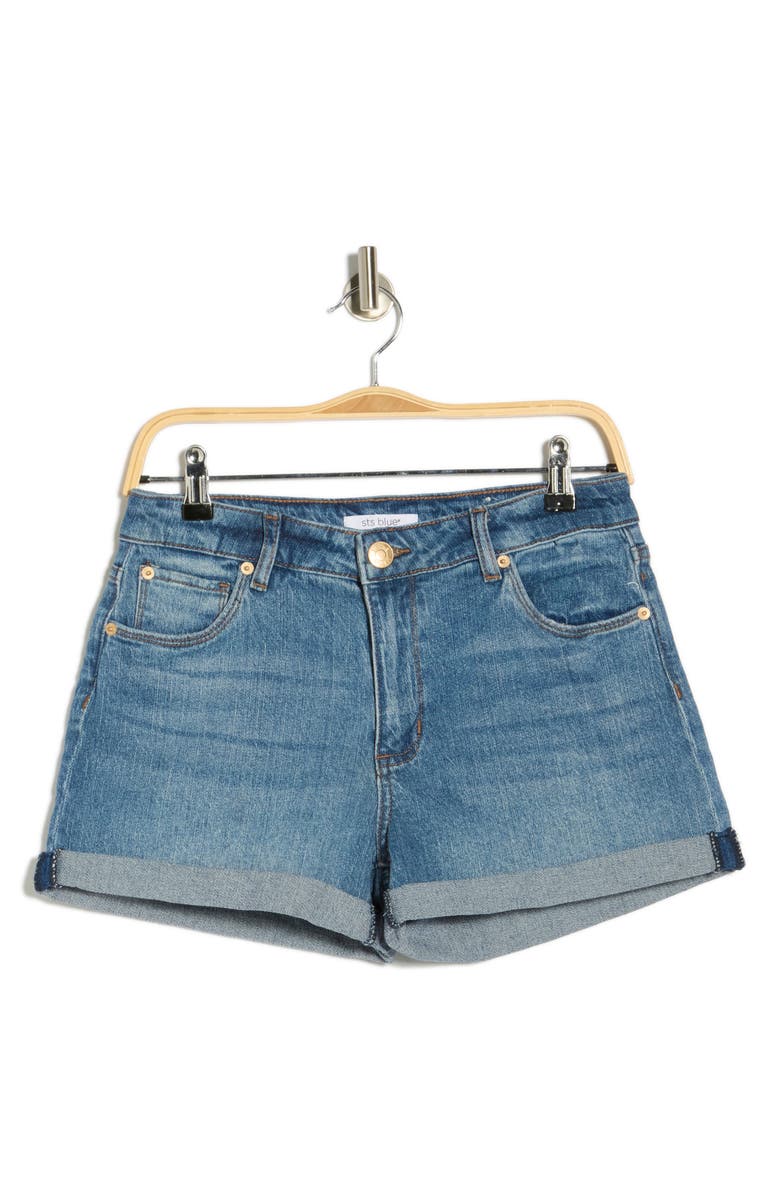 STS Blue Molly High Waist Boyfriend Shorts, Main, color, Leonis