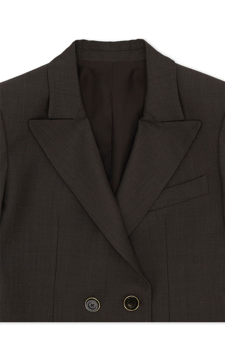 Fortela Dark Brown Fresco Wool Suit, Alternate, color, Dark Brown