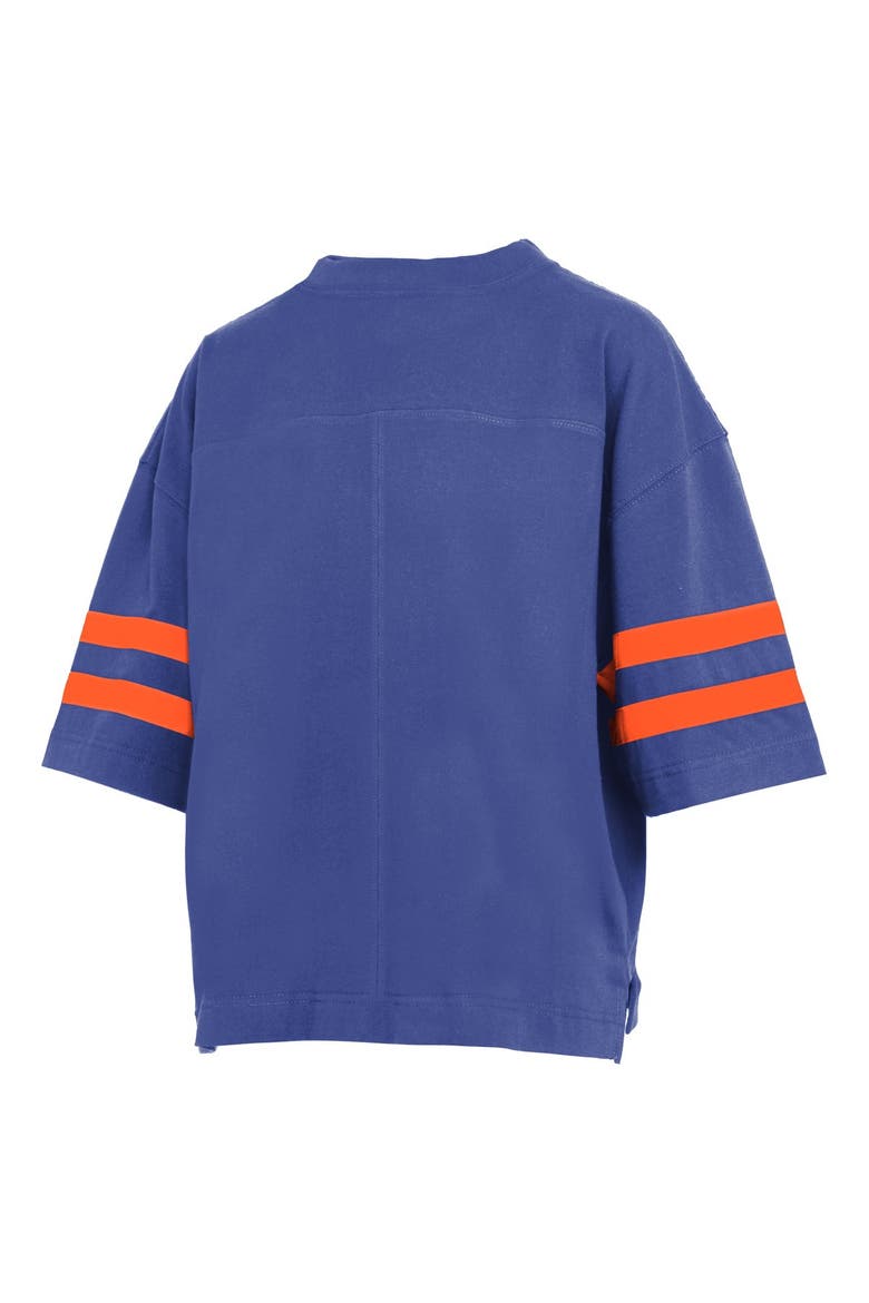 Women's Pressbox  Royal Florida Gators Wayne Tyler Cropped T-Shirt, Alternate, color, Royal