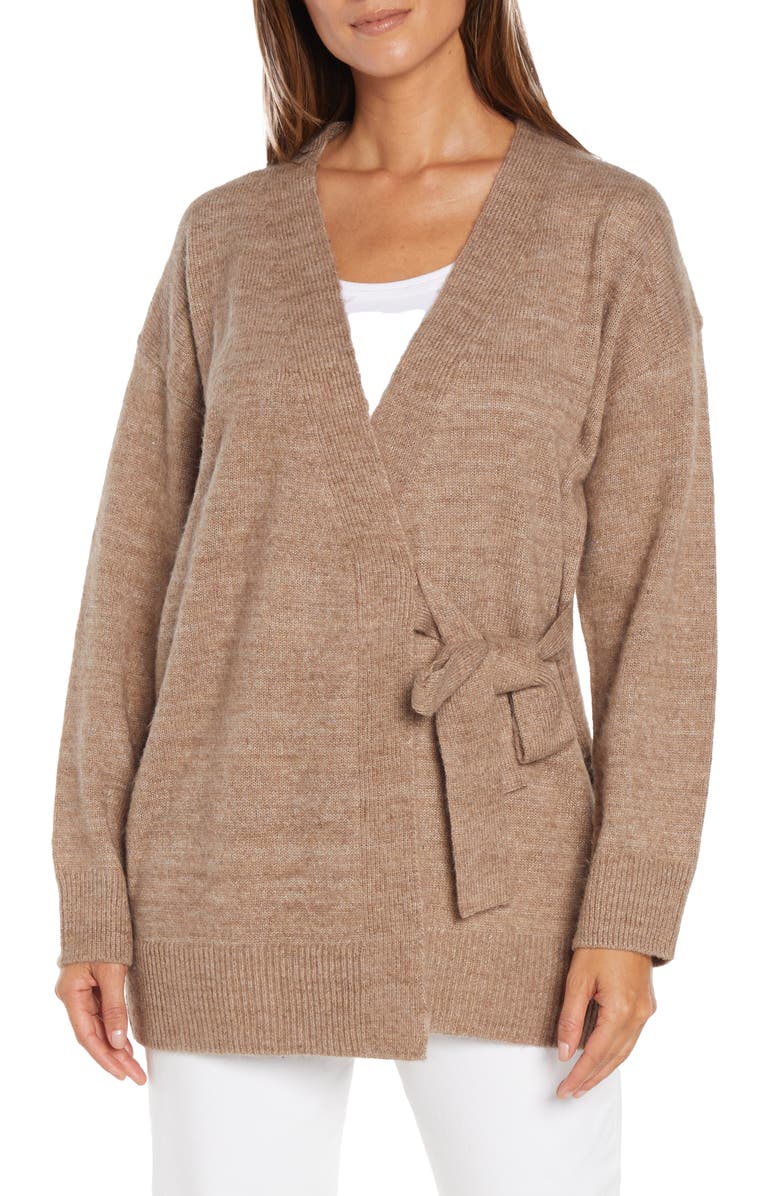 Three Dots Jo Wrap Cardigan, Main, color,