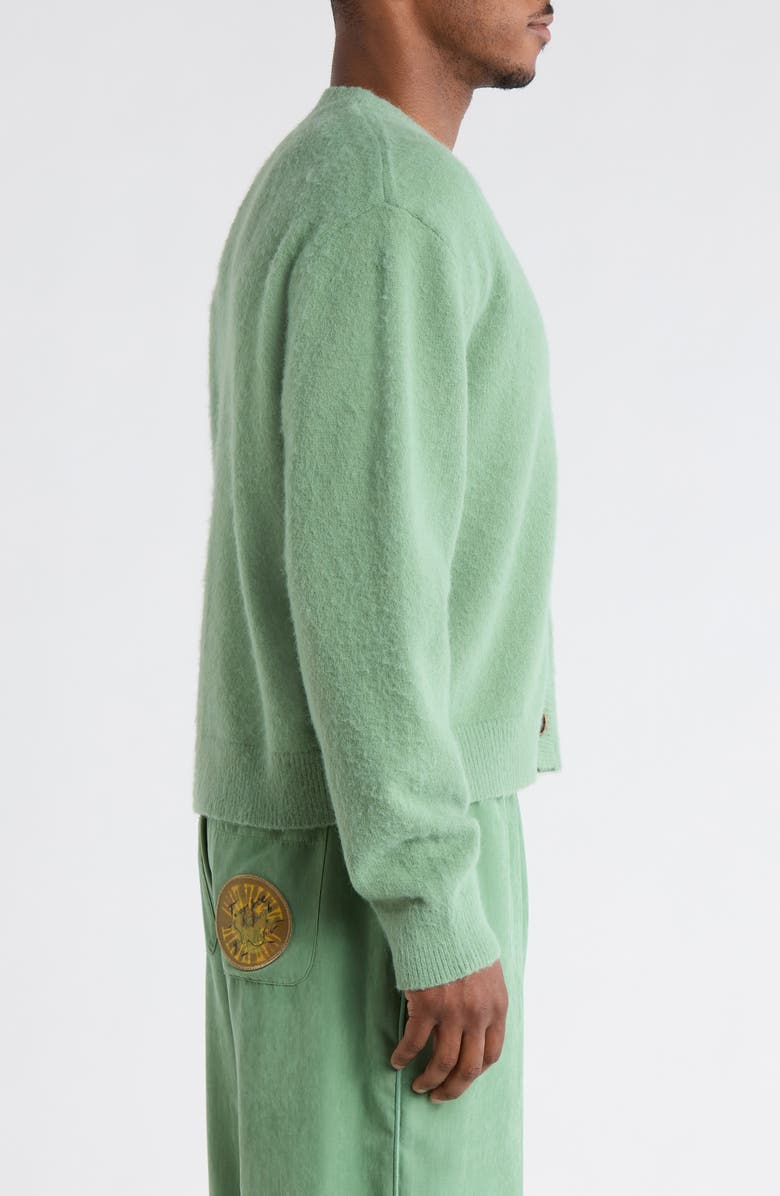 HONOR THE GIFT H Monogram Cardigan, Alternate, color, Mint