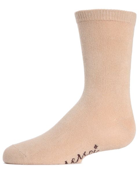Kids' Basic Cotton Blend Crew Socks (Toddler, Little Kid & Big Kid)