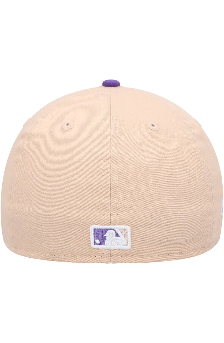 New Era Men's New Era Orange/Purple Arizona Diamondbacks 2001 World Series Side Patch 59FIFTY Fitted Hat, Alternate, color, 