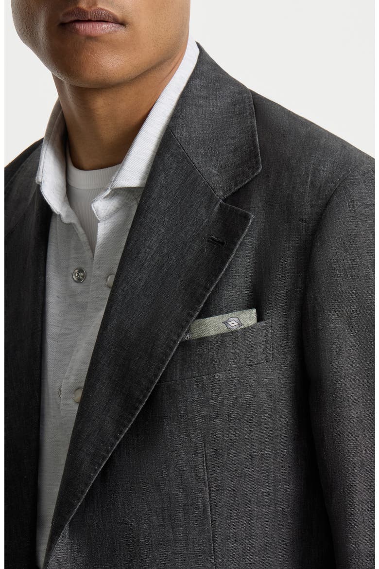 Pocket square with pattern, Alternate, color, Grey