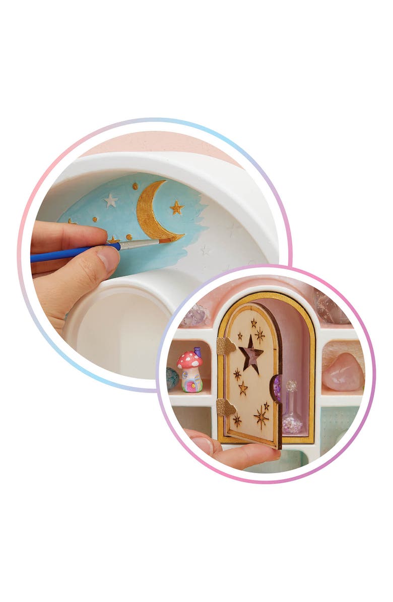 BRIGHT STRIPES Wish Craft Paint a Curio Shelf Activity Playset, Alternate, color, Multi