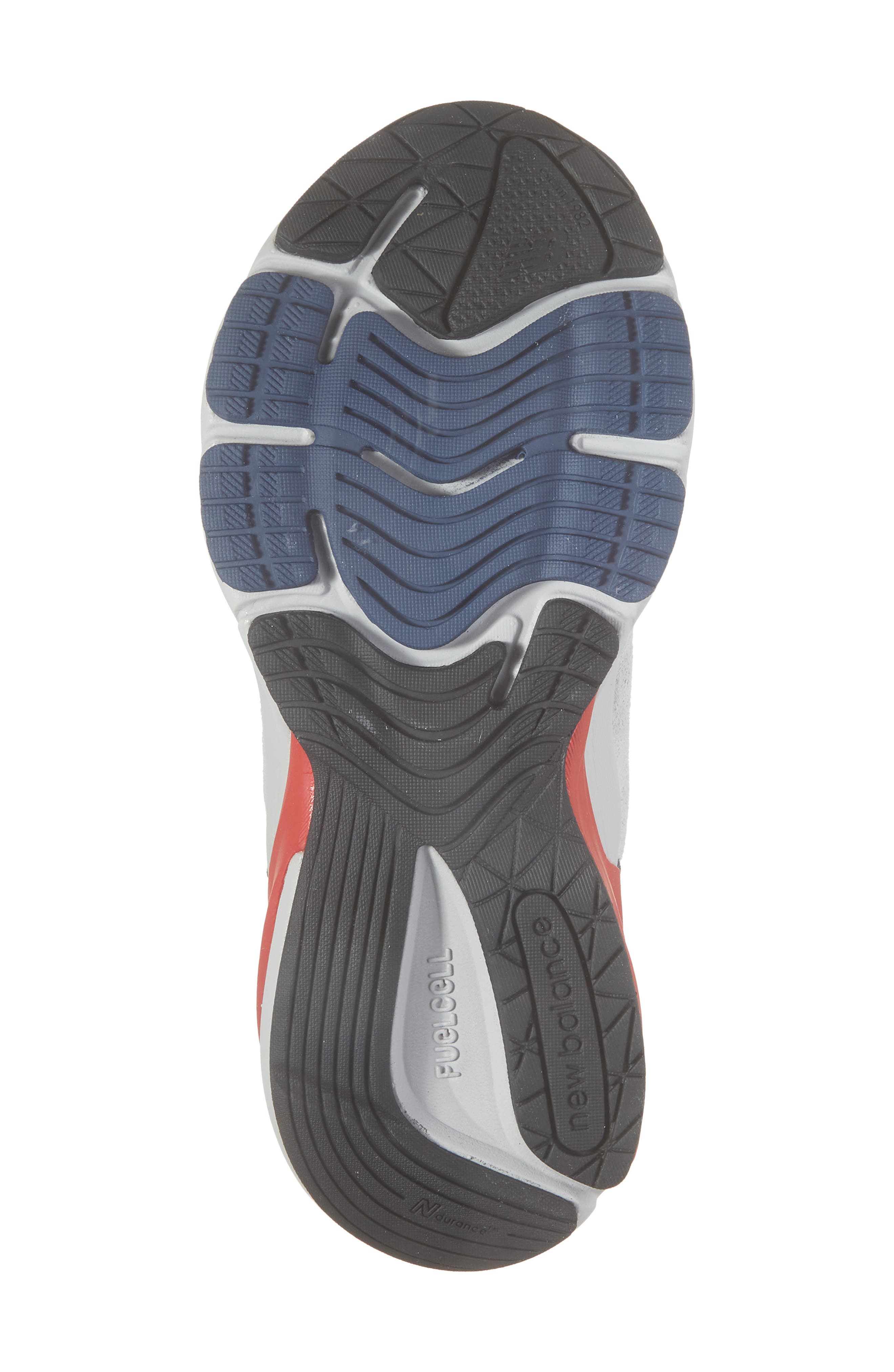 New Balance Kids' 990 v6 Sneaker, Alternate, color, Grey Matter/ Team Red