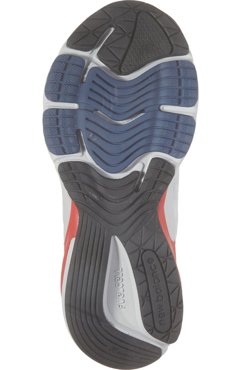 New Balance Kids' 990 v6 Sneaker, Alternate, color, Grey Matter/ Team Red