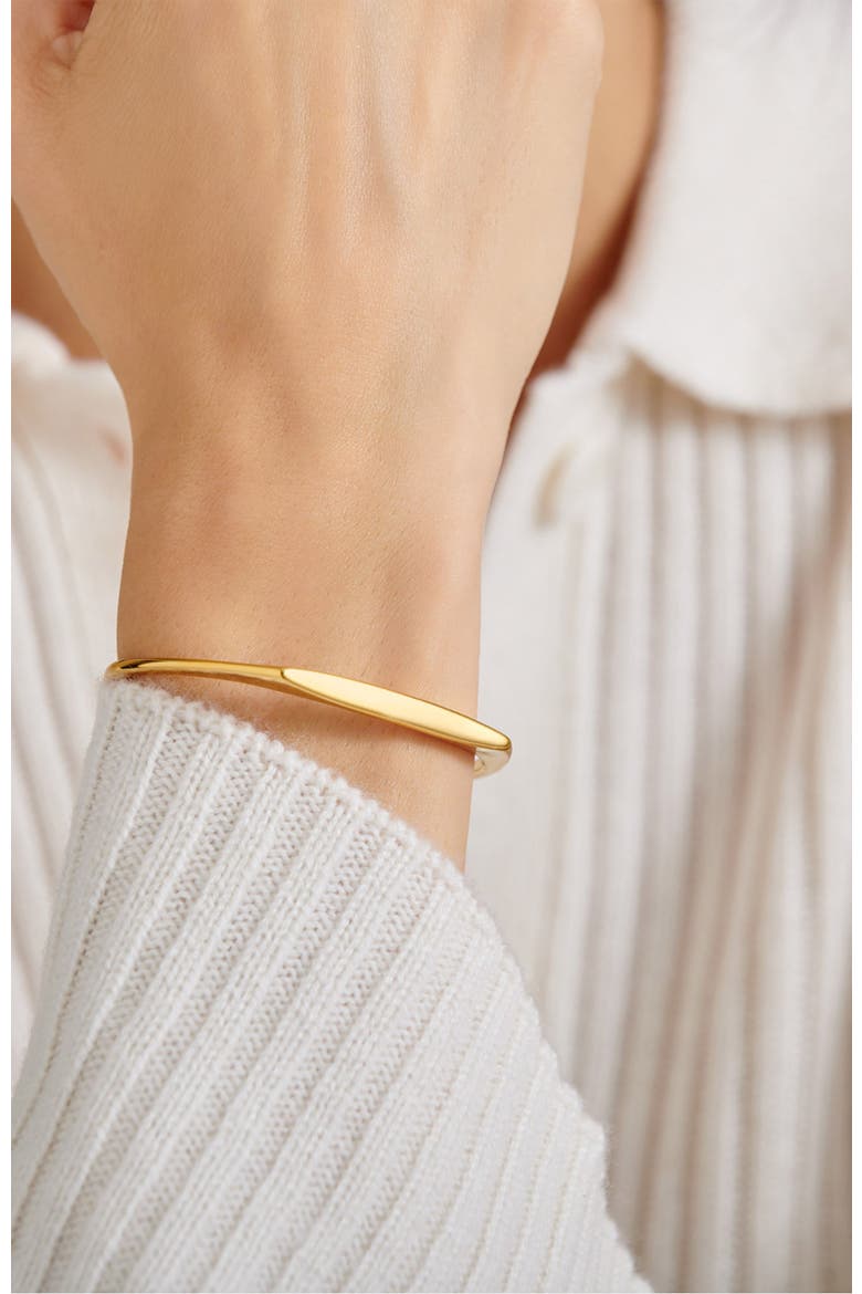 Signet Bangle, Alternate, color, Gold