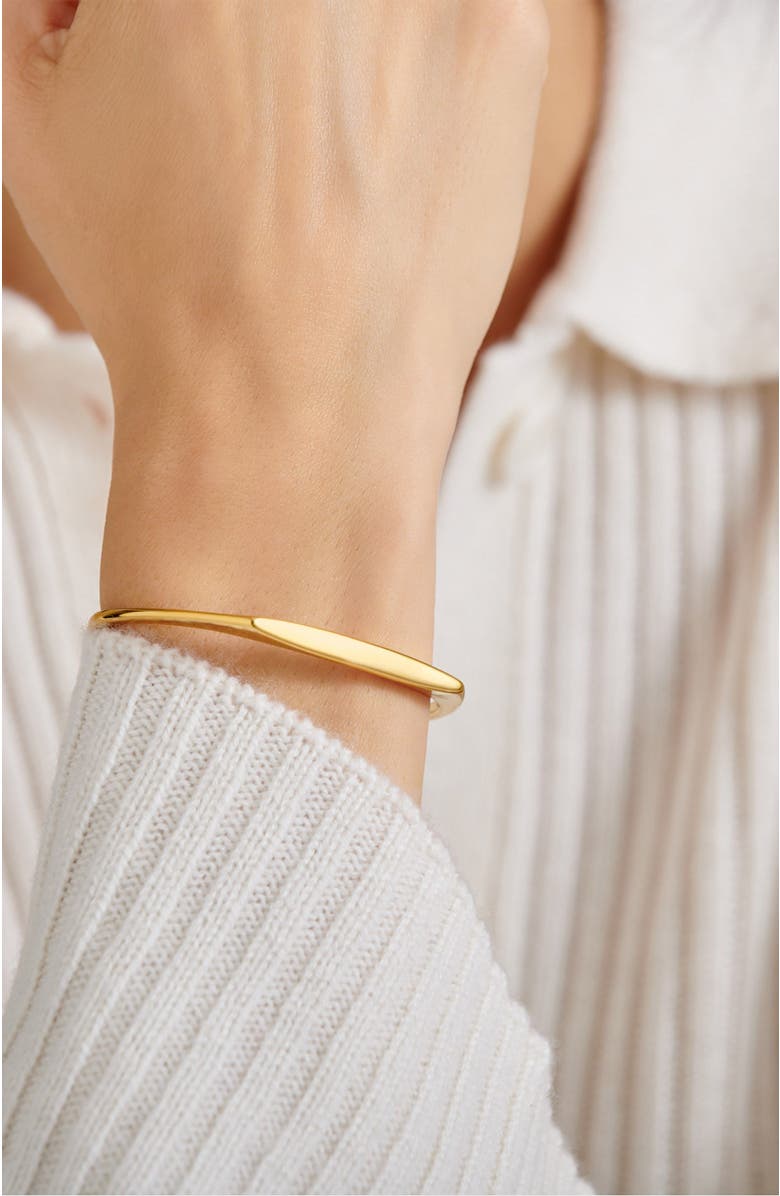 Katie Loxton Signet Bangle, Alternate, color, Gold Coated