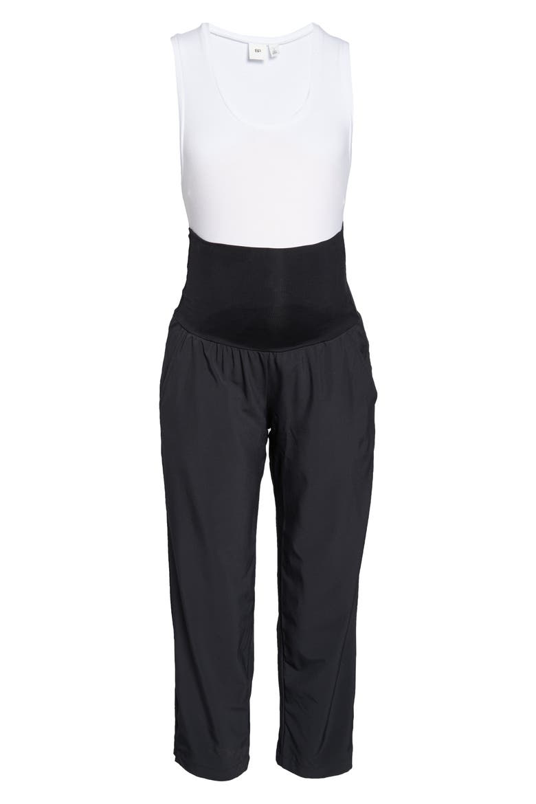 Getaway Crop Maternity Pants, Alternate, color, BLACK