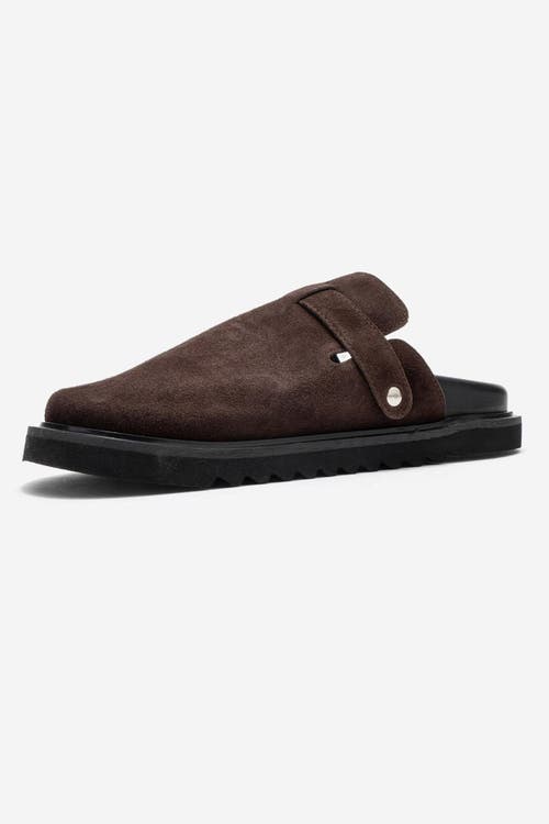 Forever & Always Shoes Vesta Leather Mule In Brown