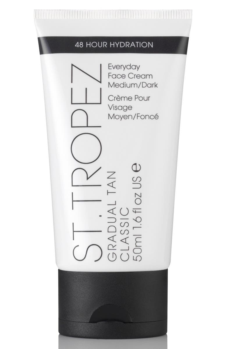 St. Tropez Gradual Tan Classic Everyday Face Cream, Main, color, 