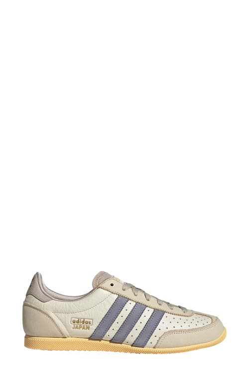 Adidas Originals Adidas Japan Low Top Sneaker In Cream White/violet/beige