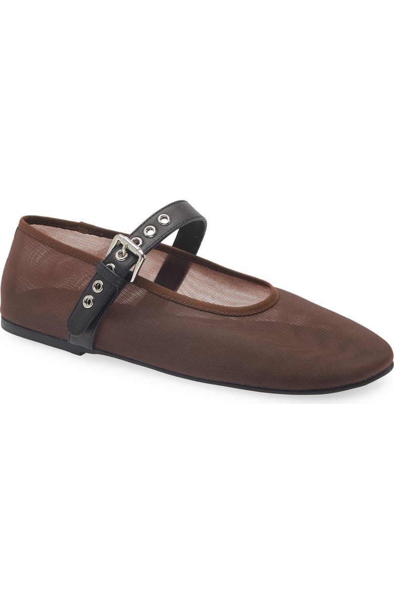 Tony Bianco Mimzy Mary Jane Flat, Main, color, Chocolate Netta