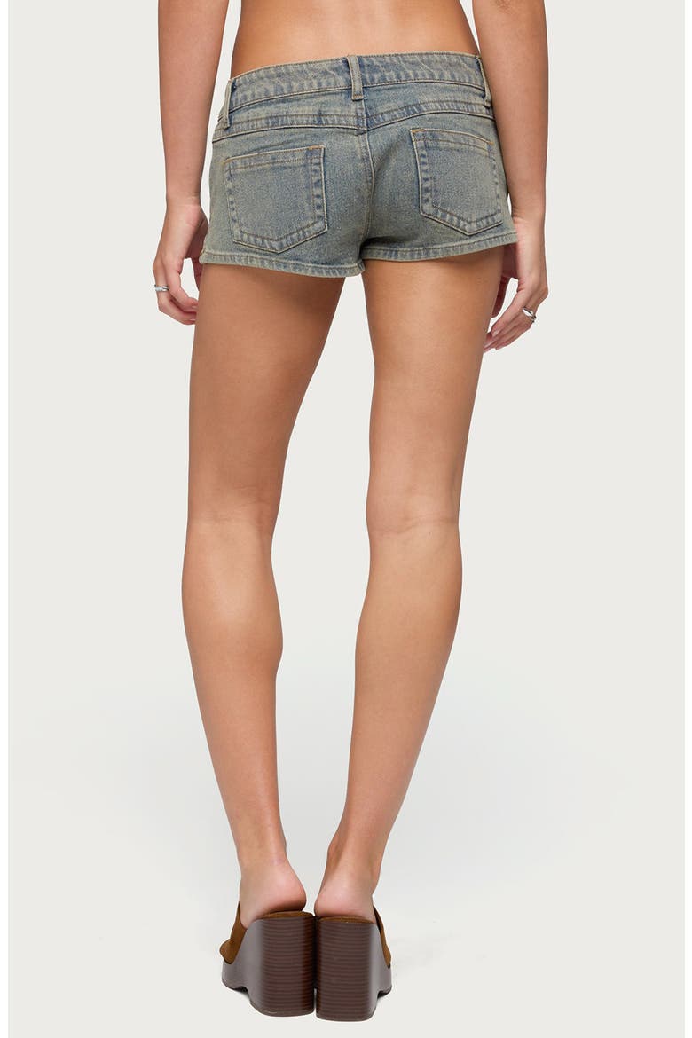 Jagger Low Rise Denim Short, Alternate, color, BLUE-VINTAGE-WASHED