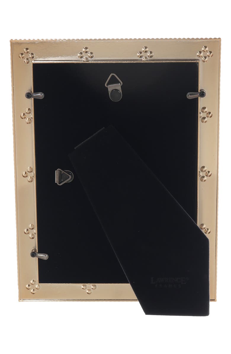 Lawrence Frames Crystal Clover Picture Frame, Alternate, color, Gold