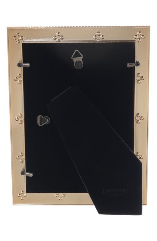 Lawrence Frames Crystal Clover Picture Frame In Gold
