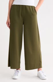 Caslon® Scuba Wide Leg Pants