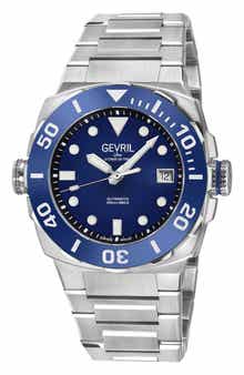 GEVRIL Fortuna Automatic Stainless Steel Bracelet Watch