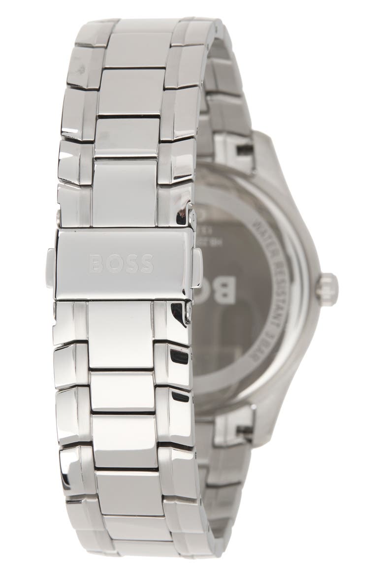 Ambassador Bracelet Watch, 44mm, Alternate, color, BLACK DIAL