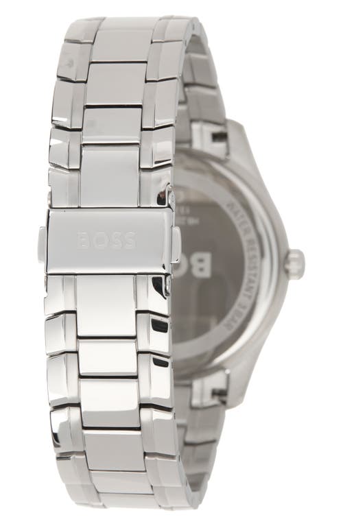 Hugo Boss Boss Ambassador Bracelet Watch, 44mm In Gray