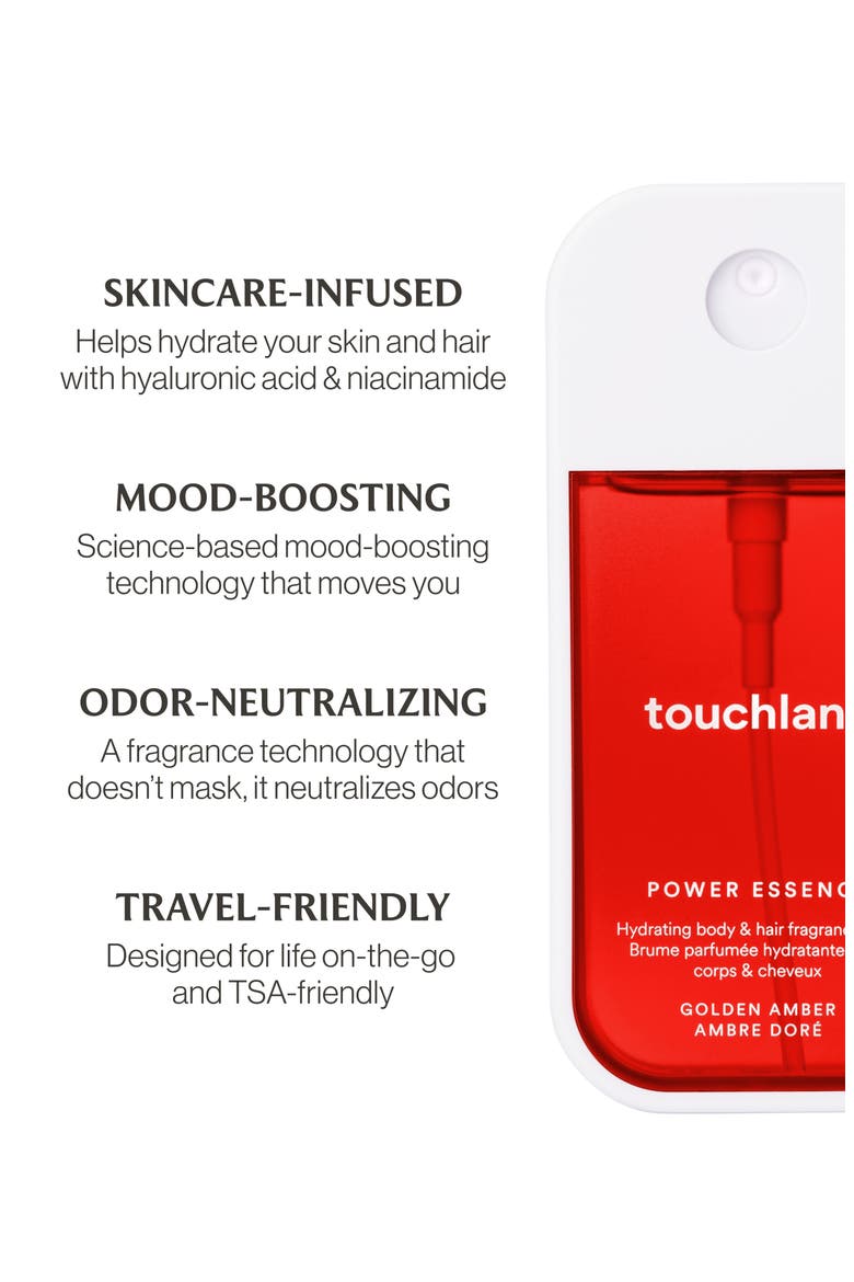 Power Essence Body & Hair Fragrance Mist, Alternate, color, GOLDEN AMBER