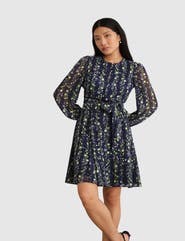 HOBBS LONDON Emilia Fit Flare Mini Dress