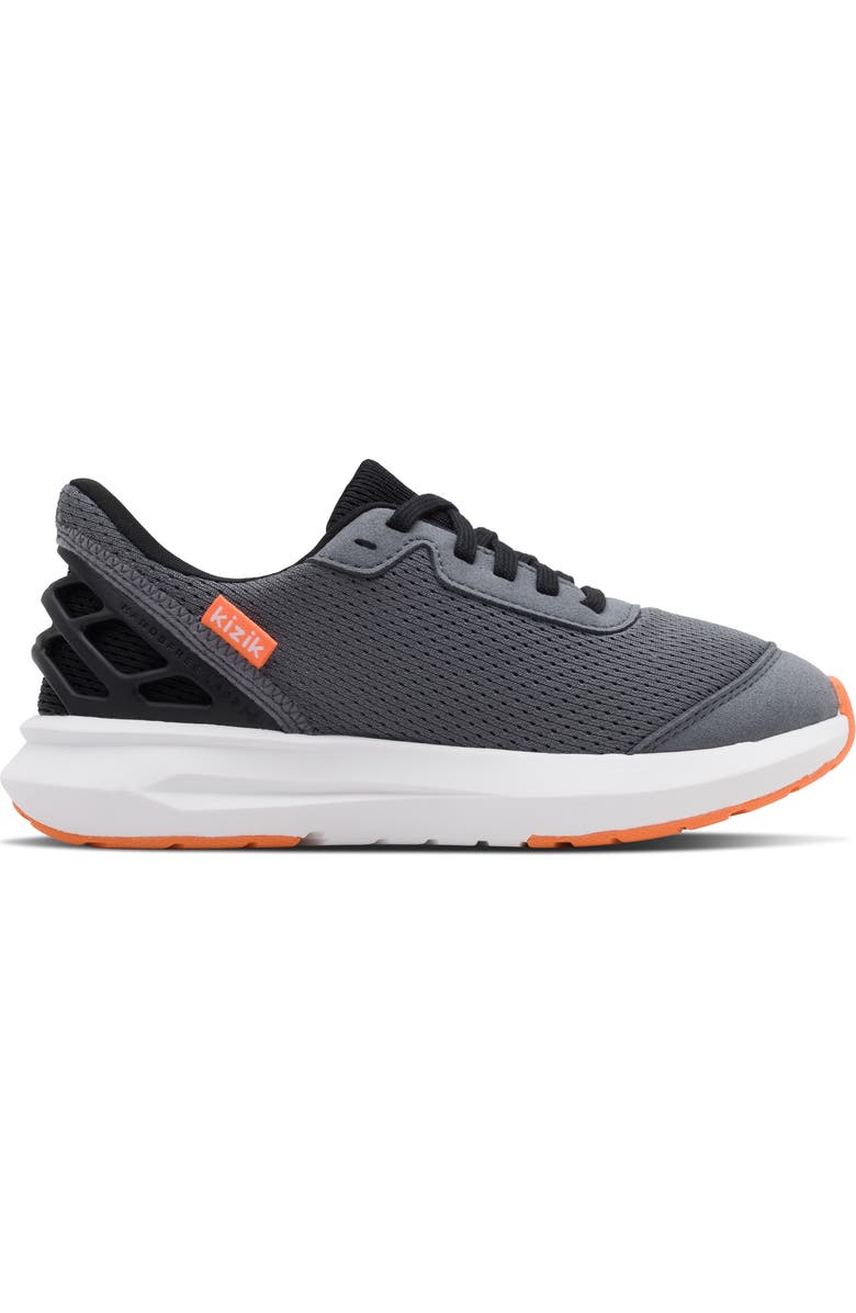 Kizik Kids' Athen 2 Sneaker, Alternate, color, Smoked Pearl/ Black