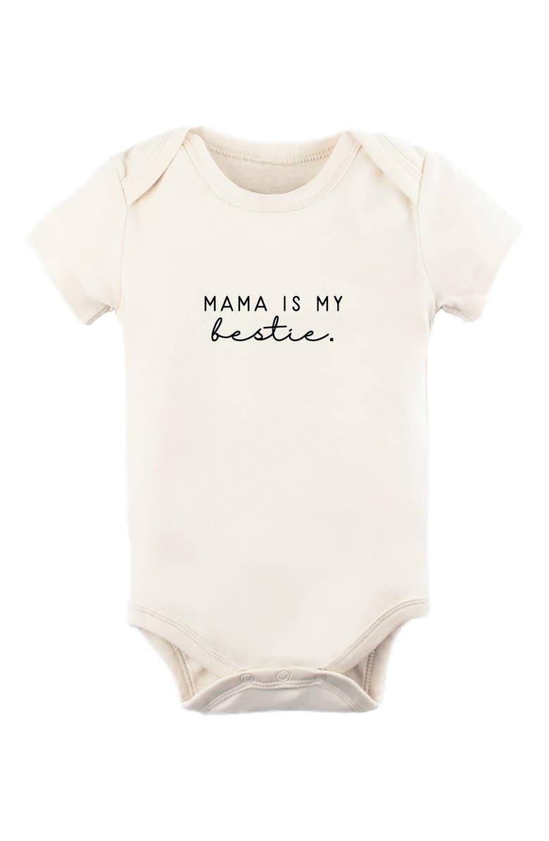Tenth & Pine Mama is my Bestie Organic Cotton Bodysuit, Main, color,