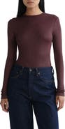 AGOLDE Delphi Slim Ribbed Tee