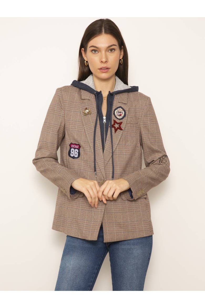 Amari Plaid Dickie Blazer, Main, color, PLAID