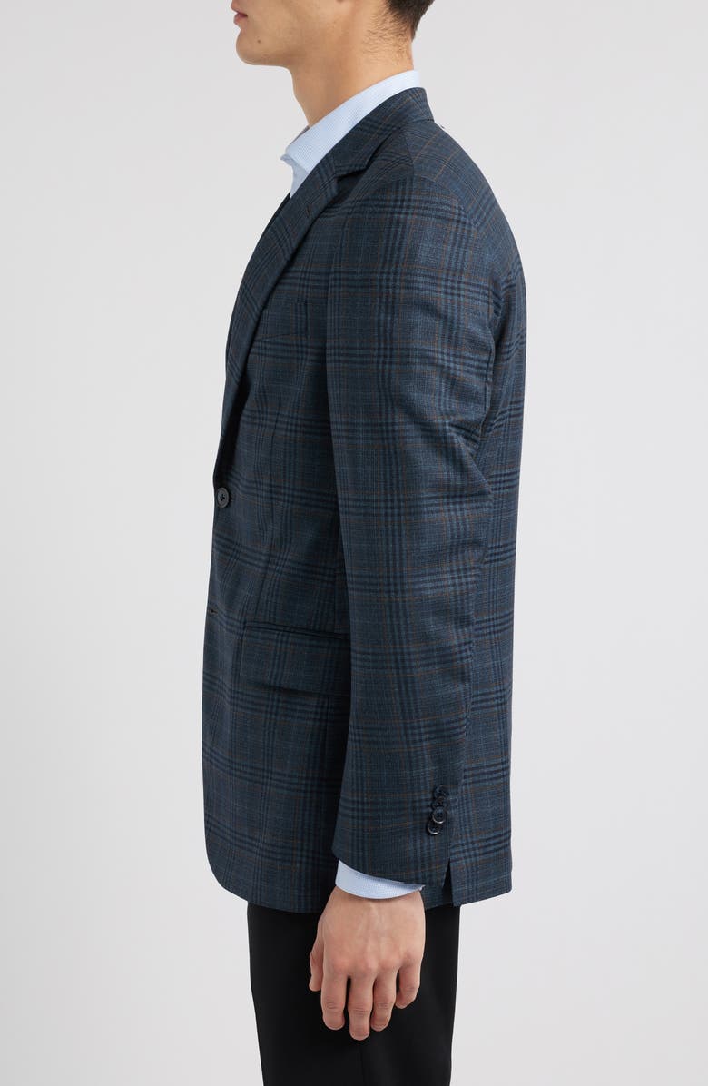 Peter Millar Flynn Classic Fit Plaid Wool Sport Coat, Alternate, color,