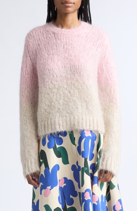 Hennika Mohair Blend Ombré Sweater