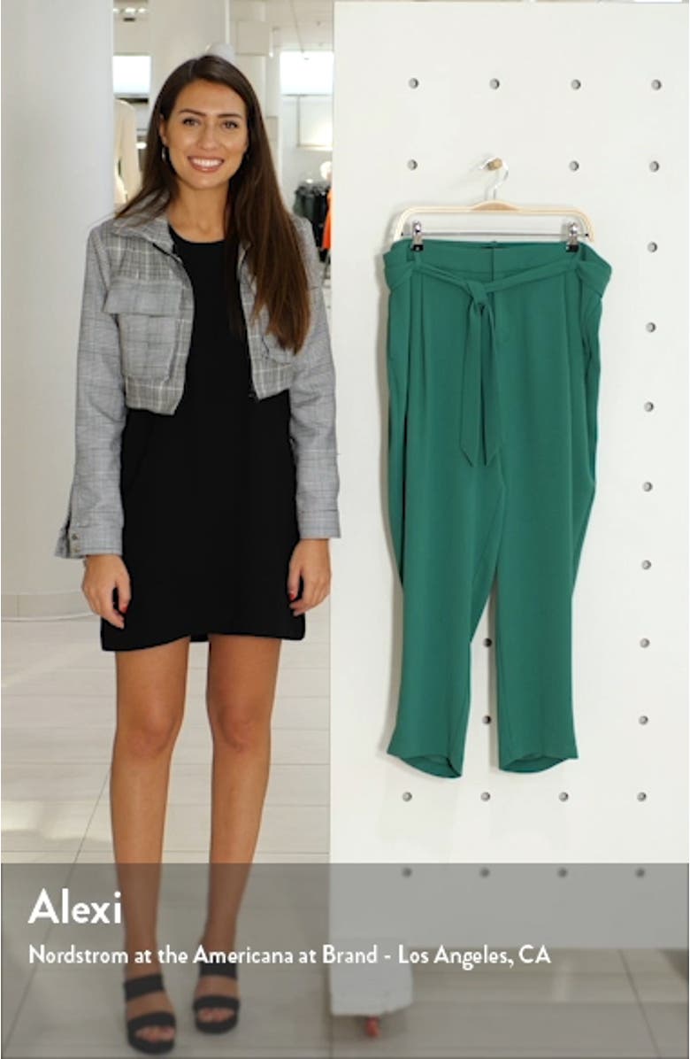 Tie Waist Slim Fit Trousers, sales video thumbnail