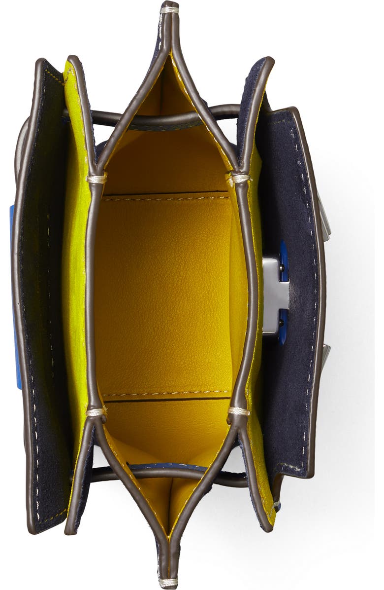 Tory Burch Petite Lee Radziwill Pebbled Leather Double Bucket Bag, Alternate, color,