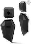 SPHERA MILANO Large Crystal Drop Earrings