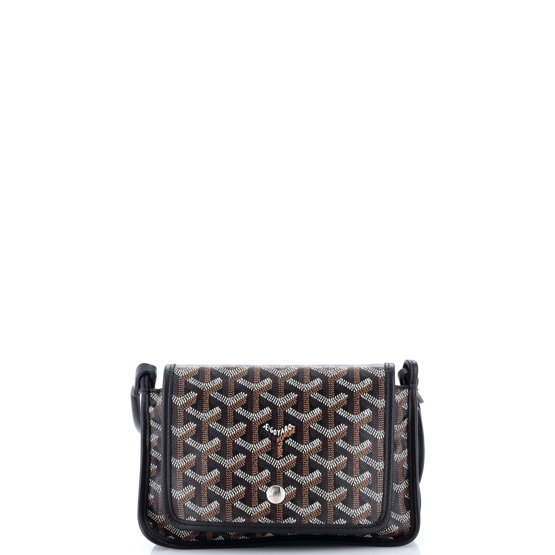 Plumet Clutch Wallet Coated Canvas, Main, color, Black