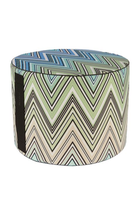Kew Outdoor Cylinder Pouf 40x30