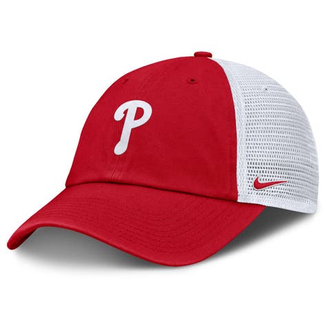 Men's Nike Red/White Philadelphia Phillies Club Trucker Adjustable Hat