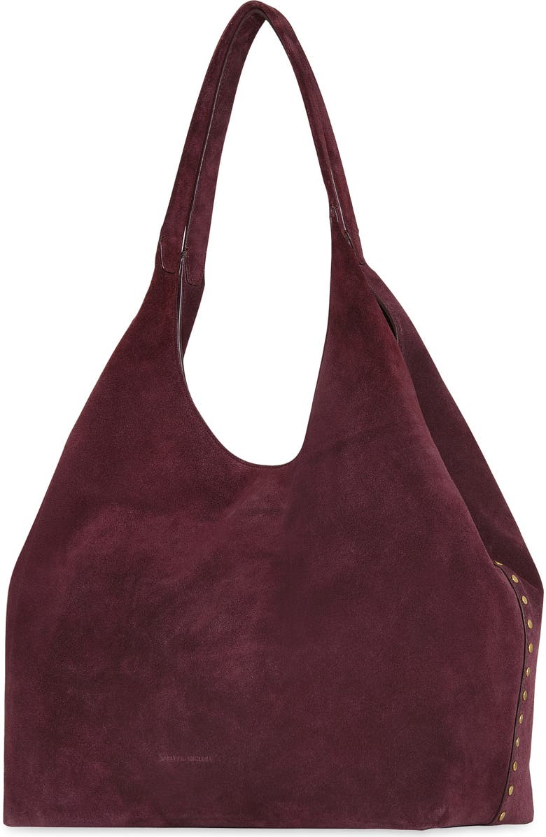 Rebecca Minkoff Darren Signature Carryall Bag, Alternate, color, Garnet
