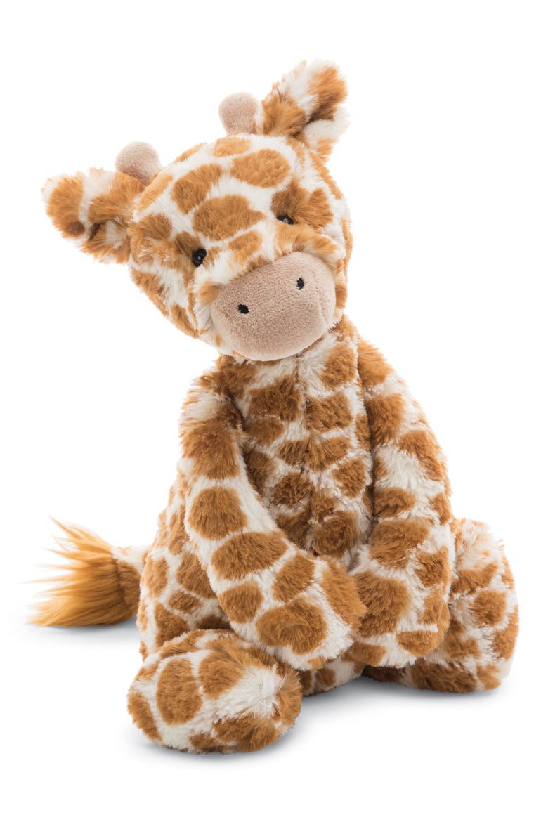 Bashful Giraffe Stuffed Animal, Main, color, TAN