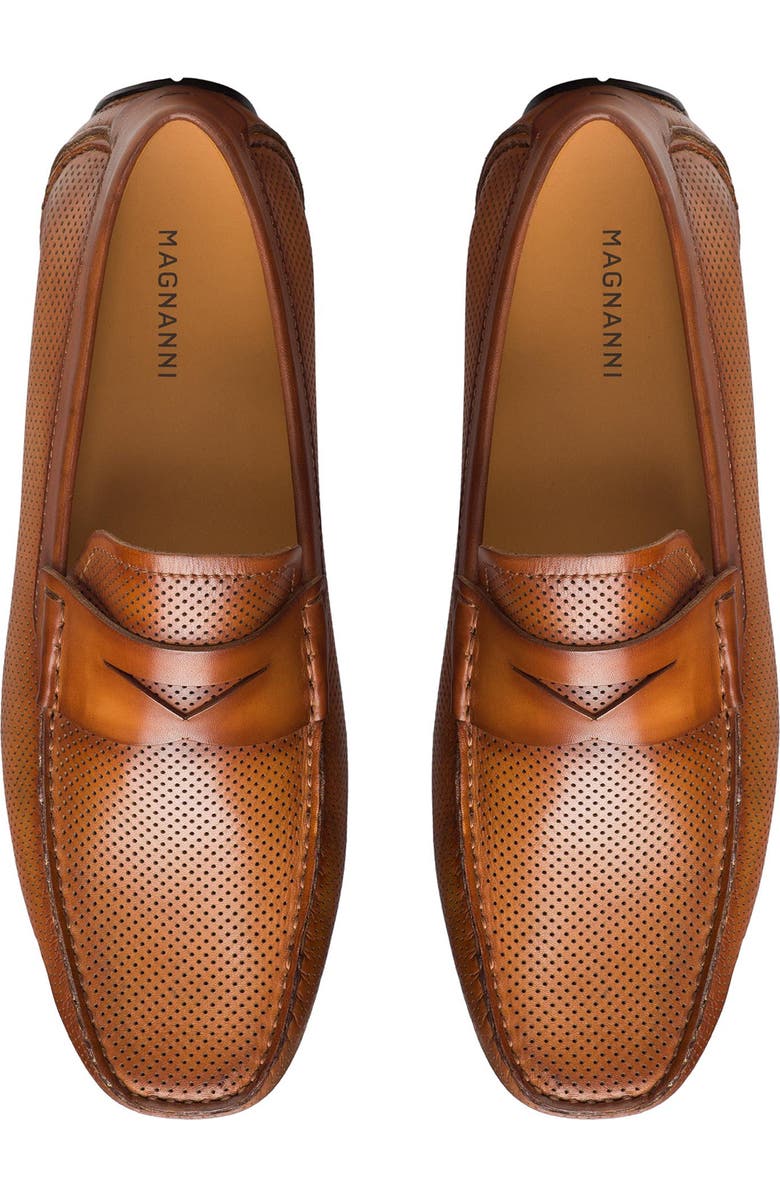 Magnanni Cole Perforated Loafer, Alternate, color,