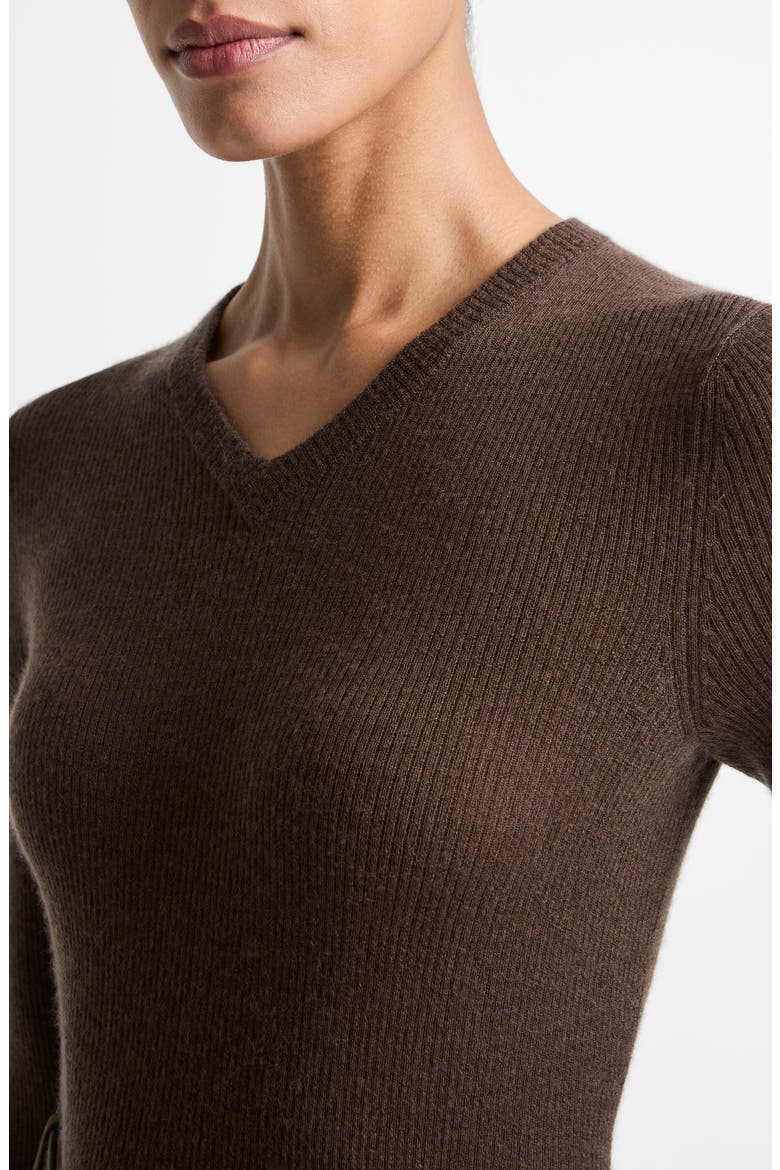 Cashmere & Silk Knit Sweater, Alternate, color, BARK