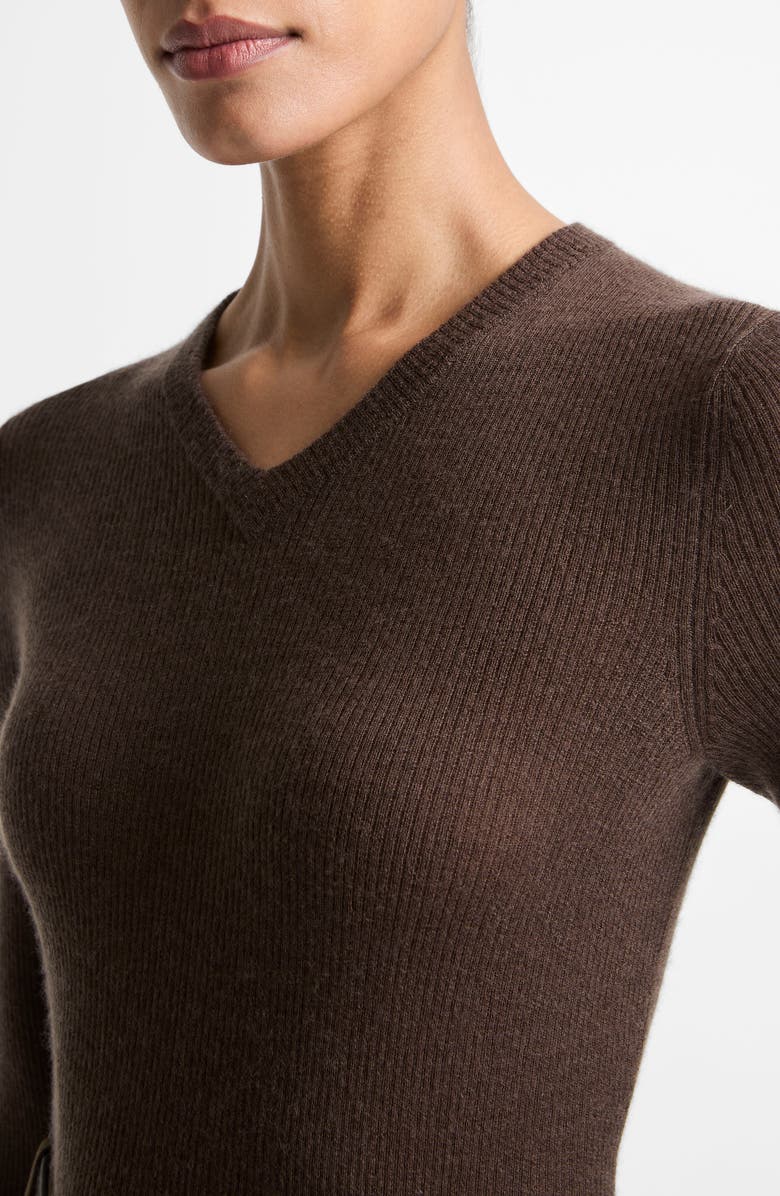 Vince Cashmere & Silk Knit Sweater, Alternate, color, Bark
