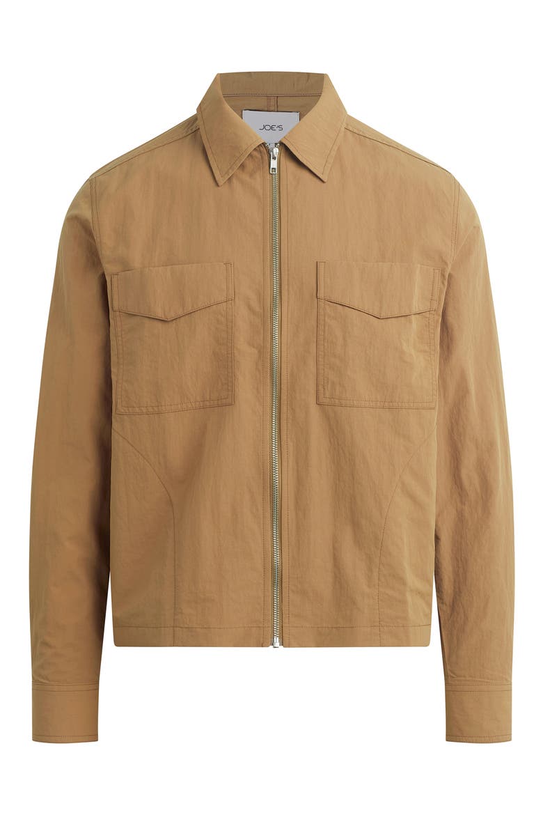 Modern Utilitarian Water Resistant Nylon Jacket, Alternate, color, WHISKEY