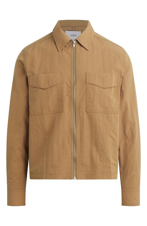 Joe's Modern Utilitarian Water Resistant Nylon Jacket In Whiskey