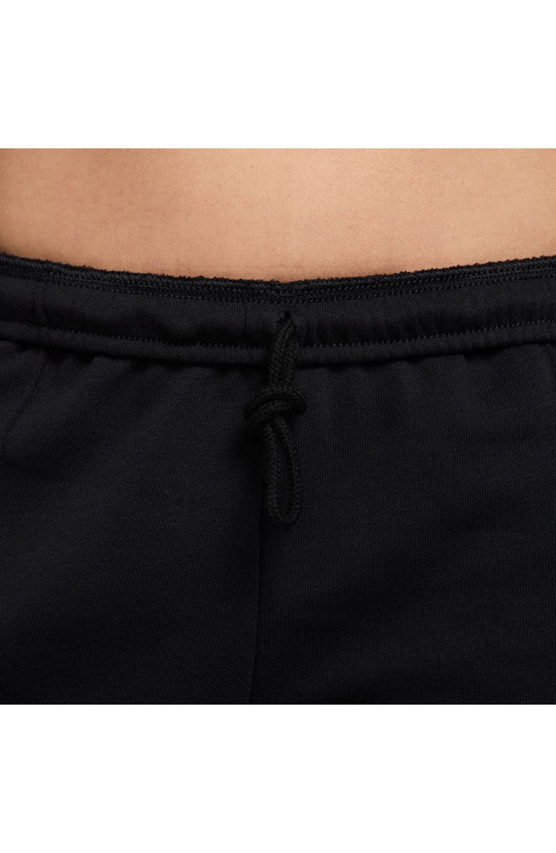 Nike Chill High Waist French Terry Shorts, Alternate, color, 010 010 Black/Sail
