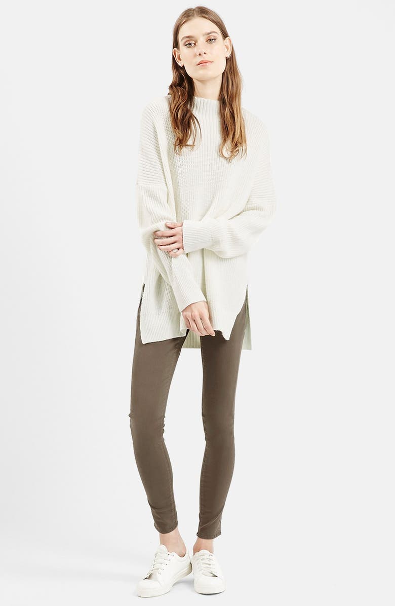 Topshop Moto 'Leigh' Ankle Skinny Jeans, Alternate, color,