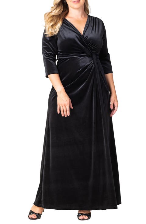 Versailles Velvet Evening Gown