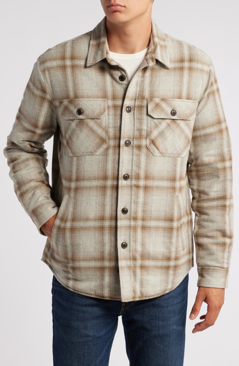 Rails Worthing Plaid Cotton Shirt Jacket, Alternate, color, 